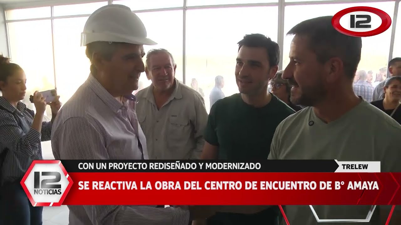 TRELEW | SE REACTIVA LA OBRA DEL CENTRO DE ENCUENTROS DEL BARRIO AMAYA