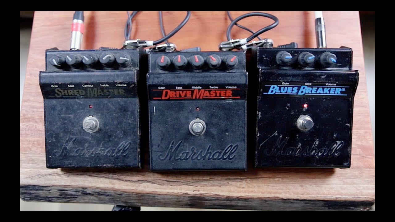 Marshall BluesBreaker - DriveMaster - ShredMaster Shootout
