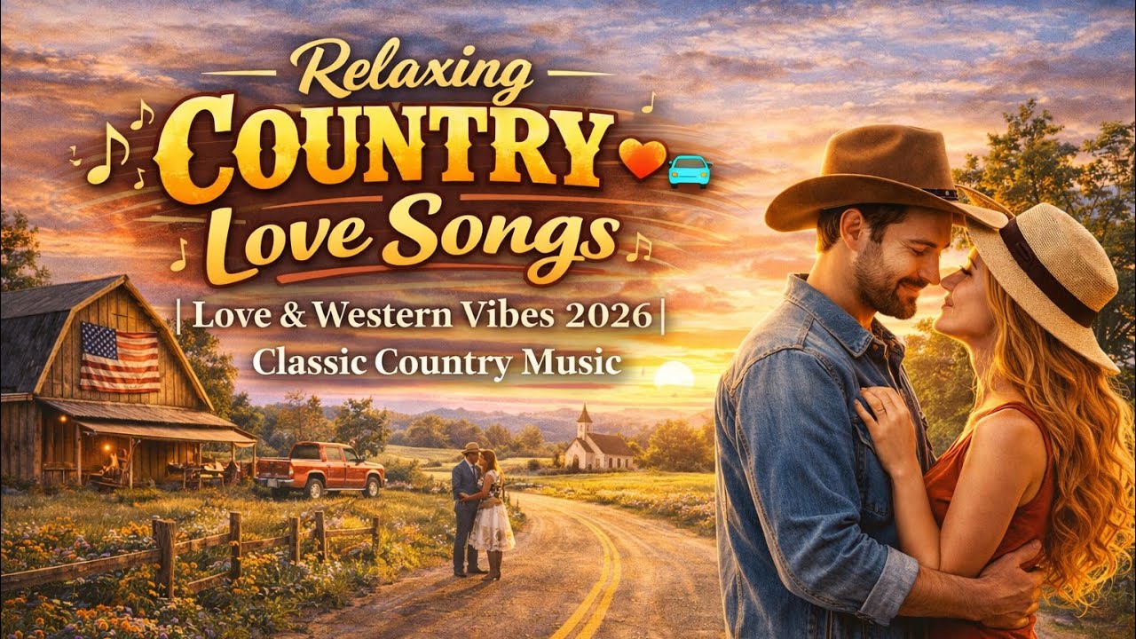 Relaxing Country Love Songs ♥️🚘| Love & Western Vibes 2026 | Classic Country Music Channel 