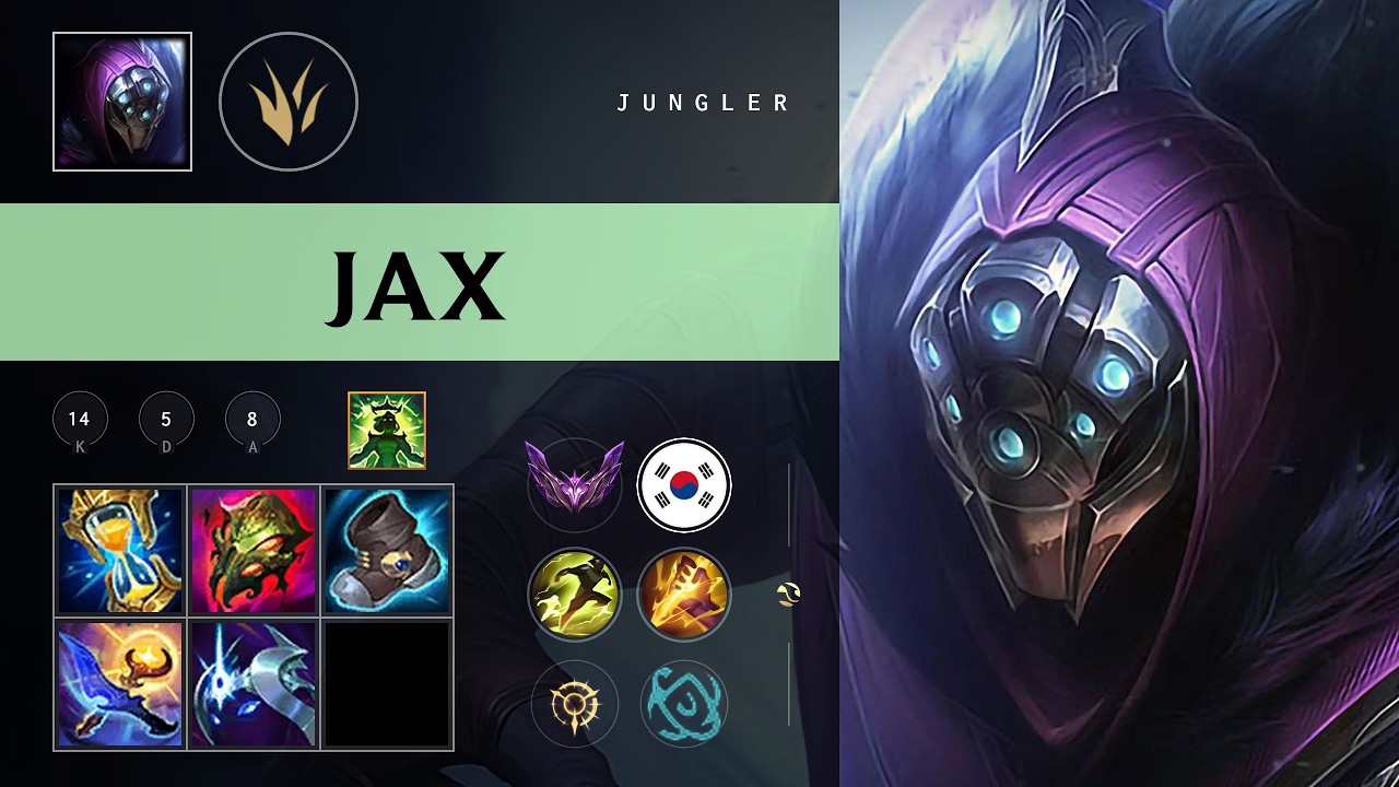 Jax Jungle vs Xin Zhao - KR Master Patch 26.09