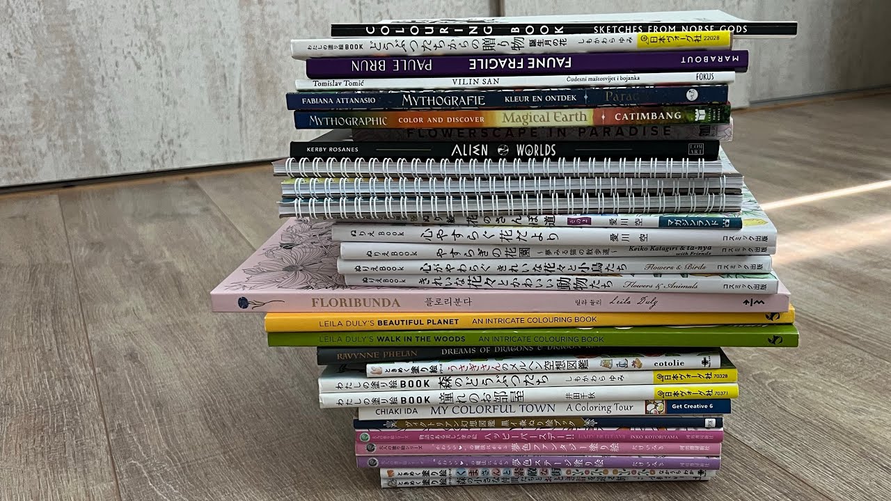 My untouched coloringbook collection #update #untouched #collection