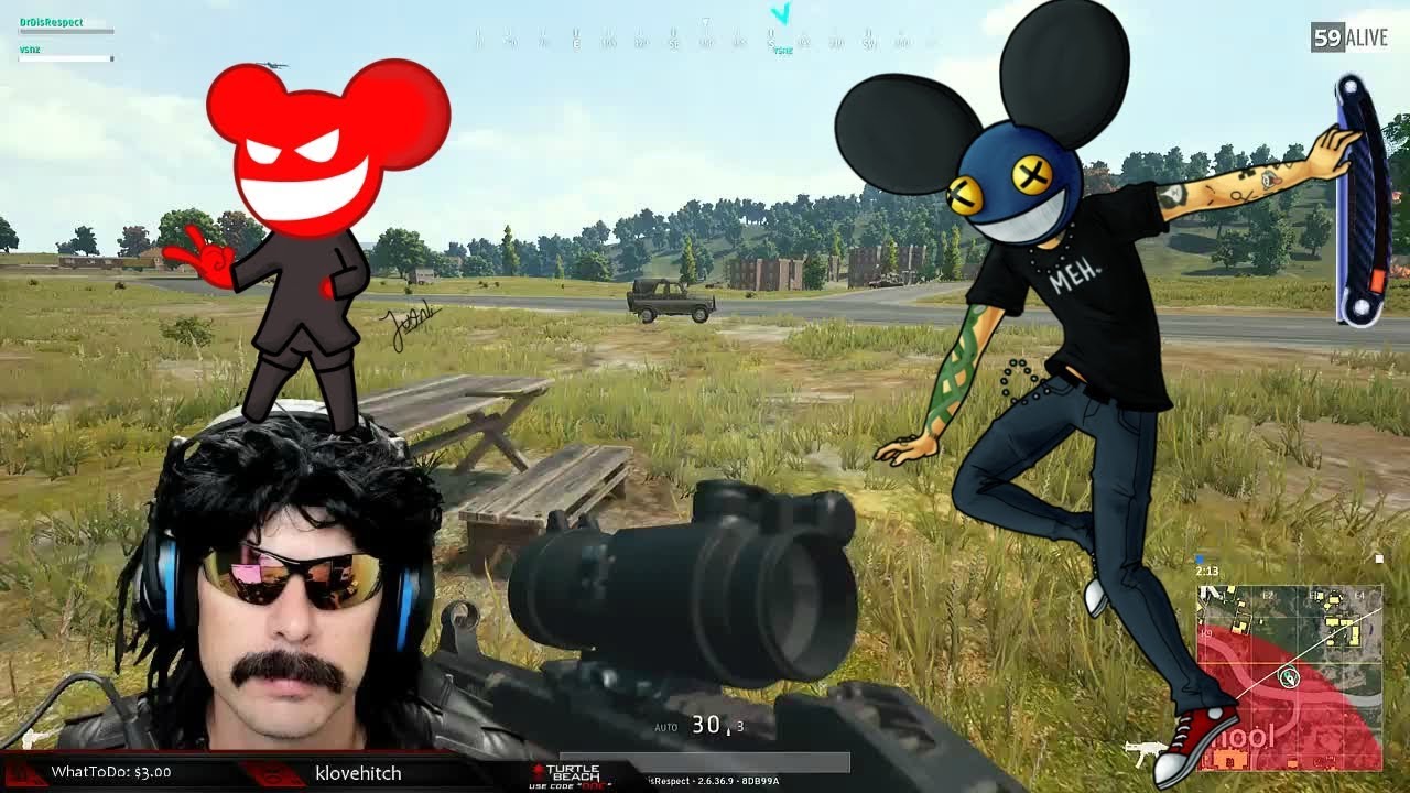 Famous DJ DEADMAU5 Knocks Down DrDISRESPECT!  DOC's Stream Perspective