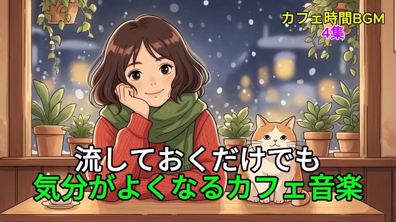 ☕ つけておくだけで気持ちよくなるカフェ音楽 4集｜作業·勉強·休憩のための感性BGM