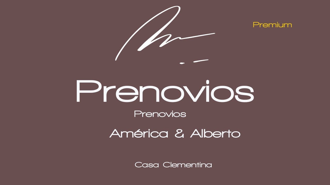 Video Prenovios de Am&eacute;rica + Alberto en Casa Clementina