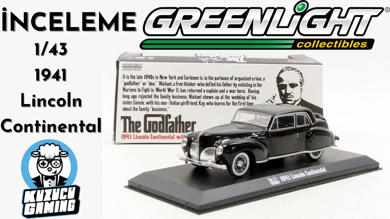 The Godfather 1941 Lincoln Continental - Greenlight 1/43 İNCELEME