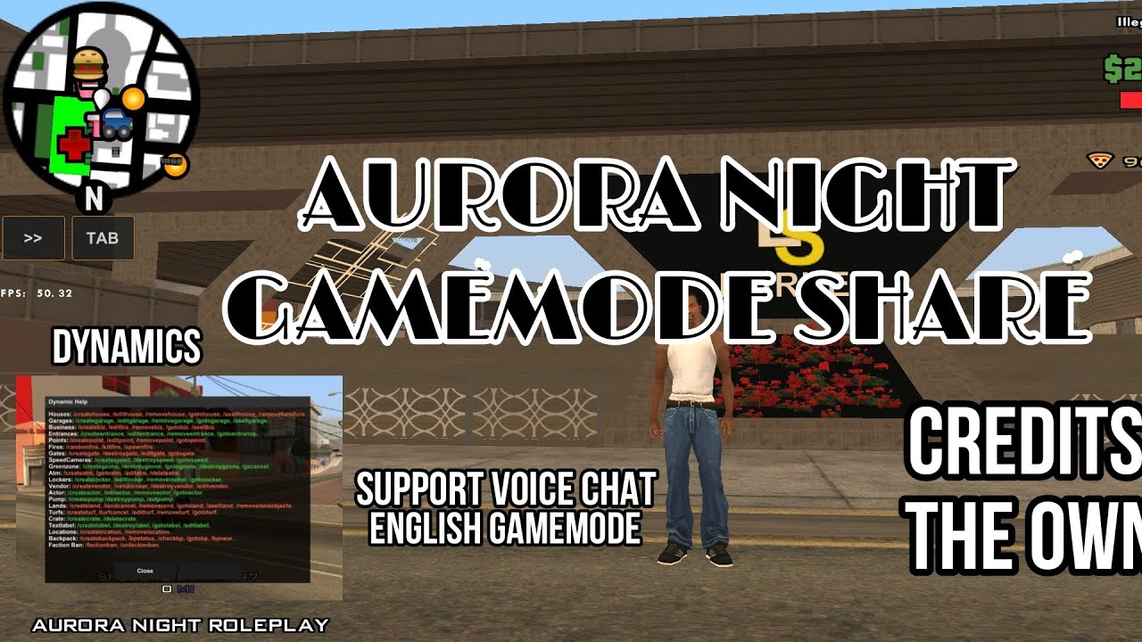 AURORA NIGHTS  GAMEMODE [ GTA SAMP ]