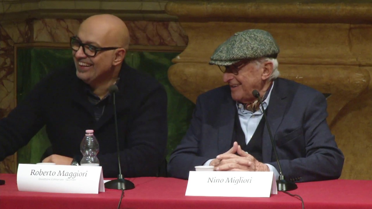 Nino Migliori, intervistato da Roberto Maggiori, all’Accademia di Belle Arti di Macerata