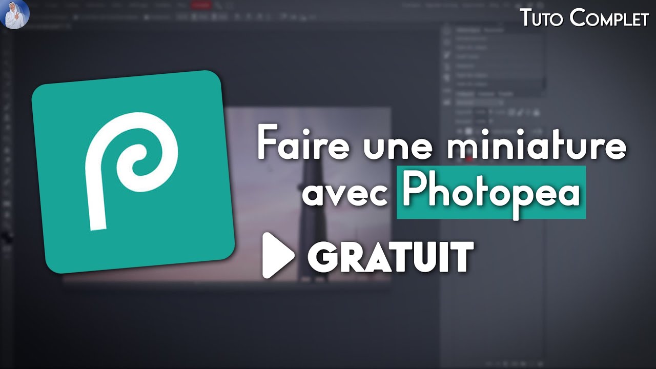FAIRE UNE MINIATURE YT AVEC PHOTOPEA ?! (gratuit)