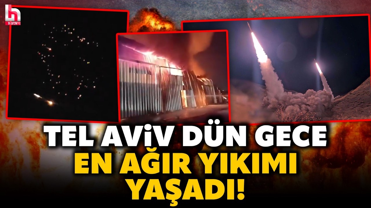 İran “Laricani’nin intikamı” diye duyurdu: Tel Aviv son 18 günün en ağır yıkımını dün gece yaşadı!