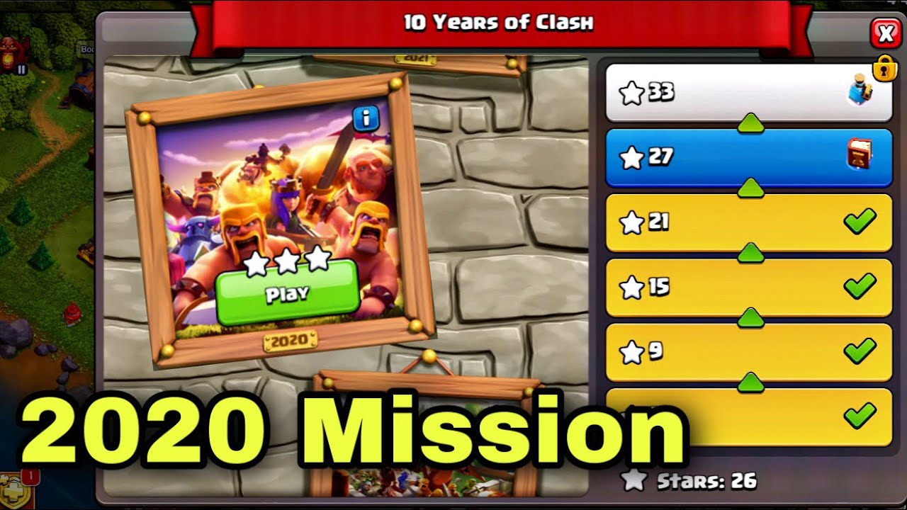 10 Years Of Clash | 2020 Mission | Clash Of Clans | WarSider Gaming |