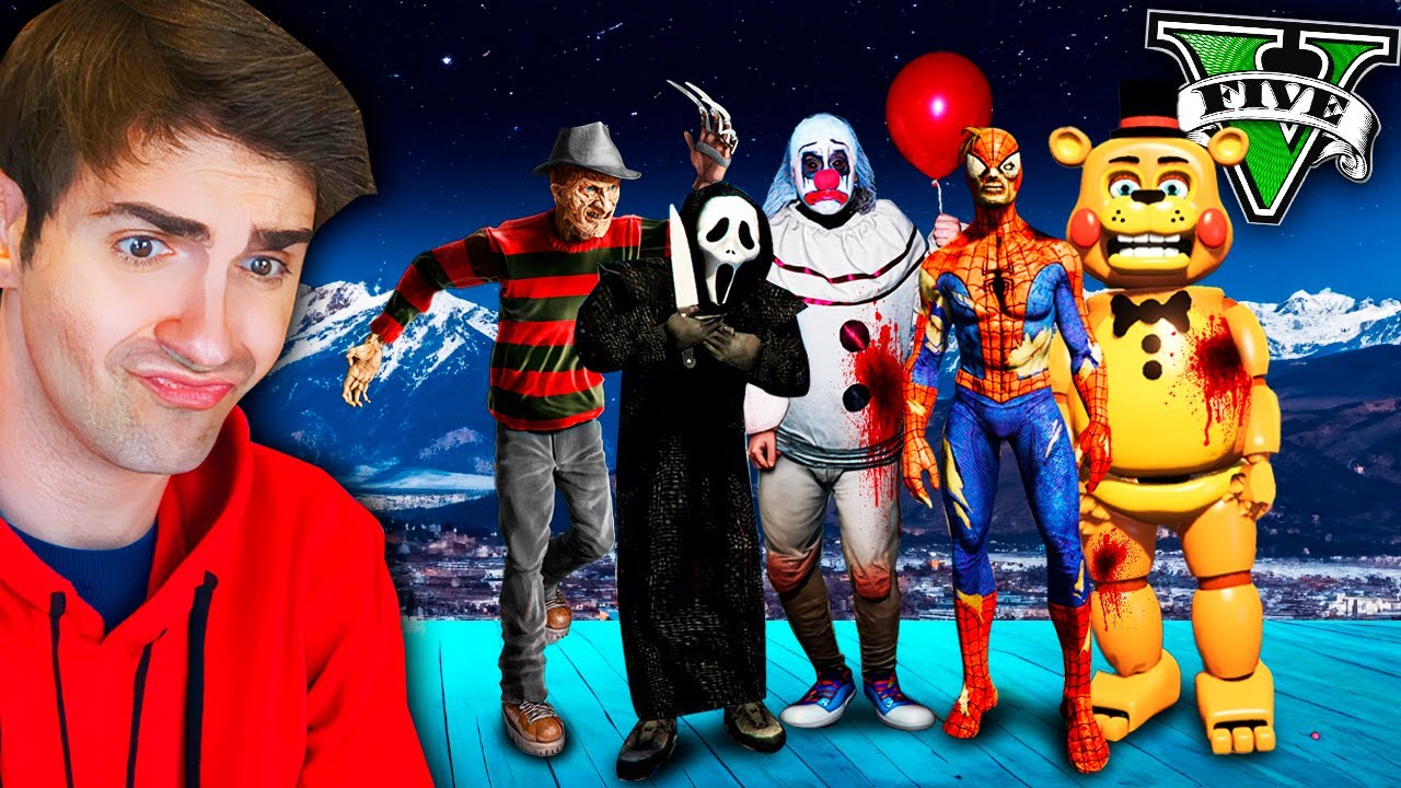 *ME ENFRENT&Oacute; A TODOS LOS VILLANOS de GTA 5* 💀🩸