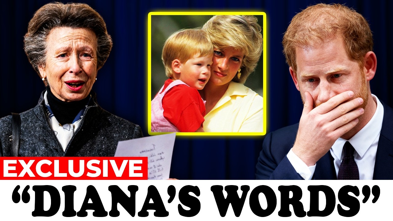 Princess Anne Reveals What Diana Told Harry Before Her Death