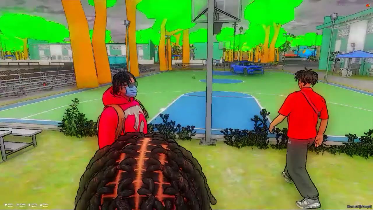 playing gta 5 RP AKA FIVE M