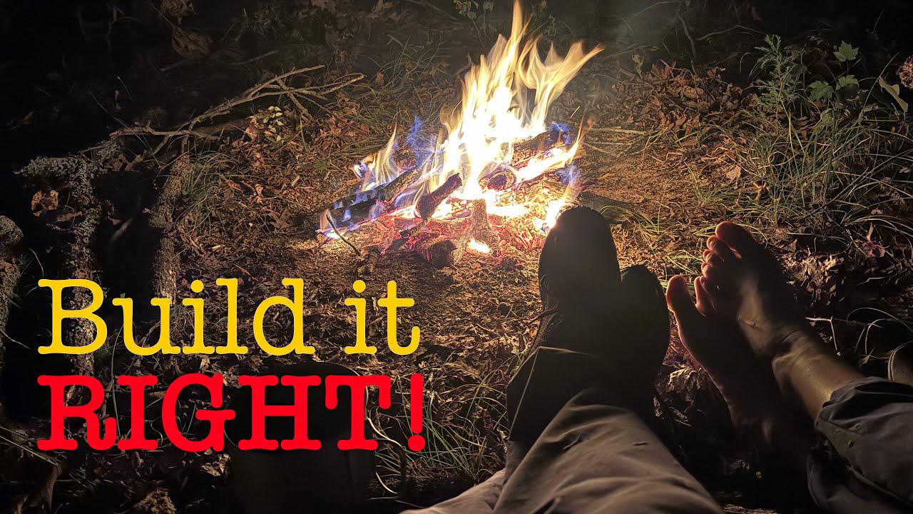 How to build a fire on the Ozark Highlands Trail!