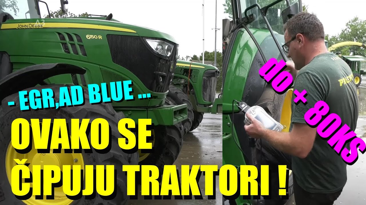 HIT - ČIPOVANJE TRAKTORA - kako se to radi, KOLIKO SNAGE DOBIJATE , kako da isključite EGR, DPF,ADB!