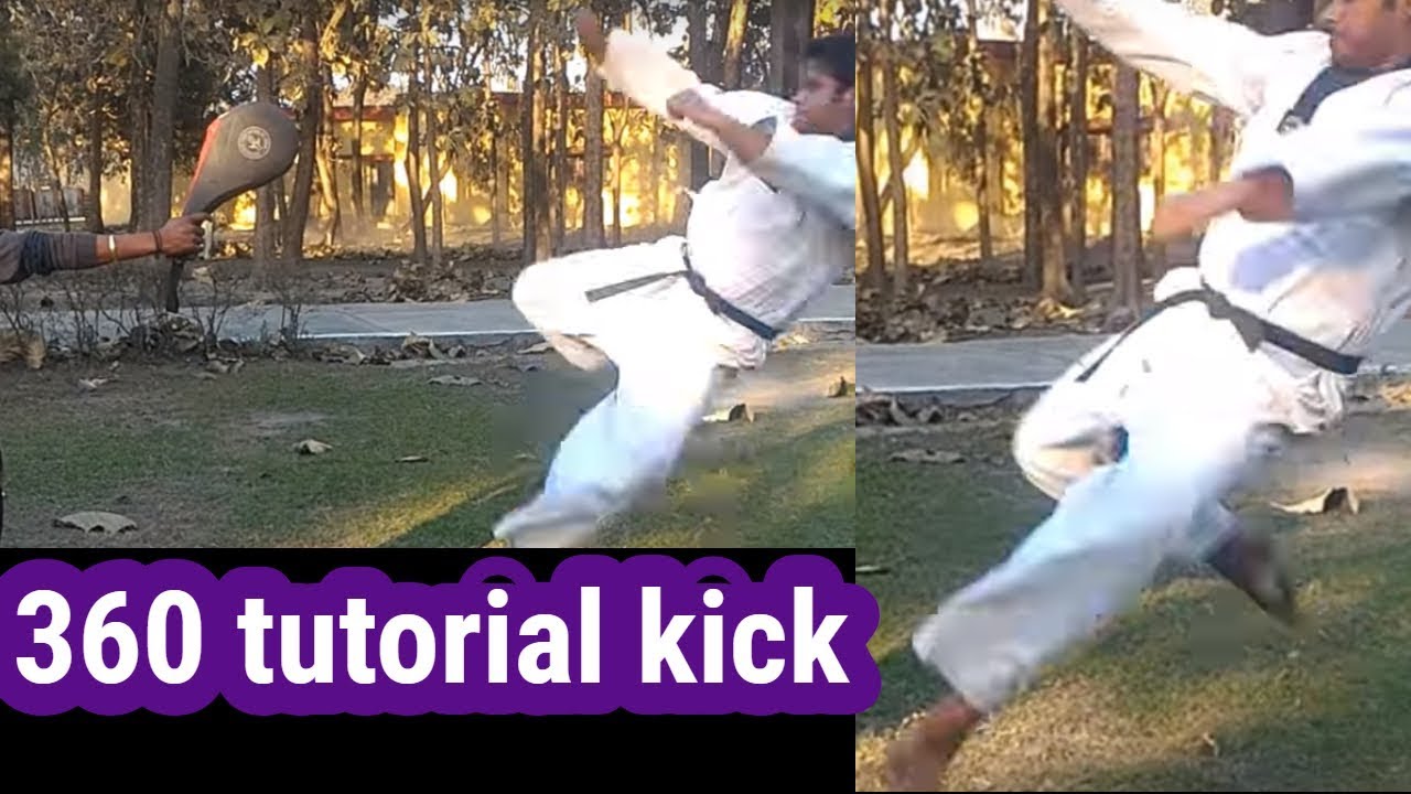 How To Make Perfect 360 Degree Kick In Simple Steps Explain By Indian Fighter