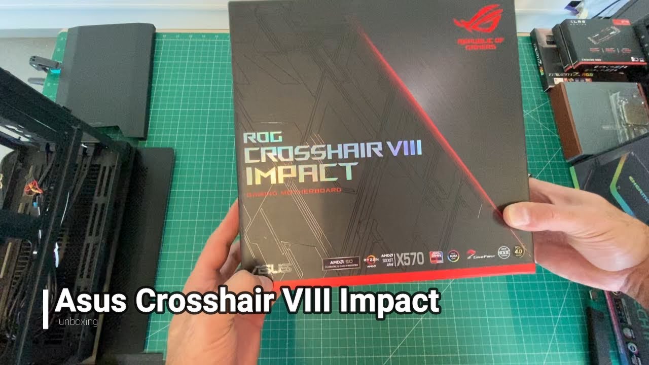 Asus Crosshair VIII Impact unboxing