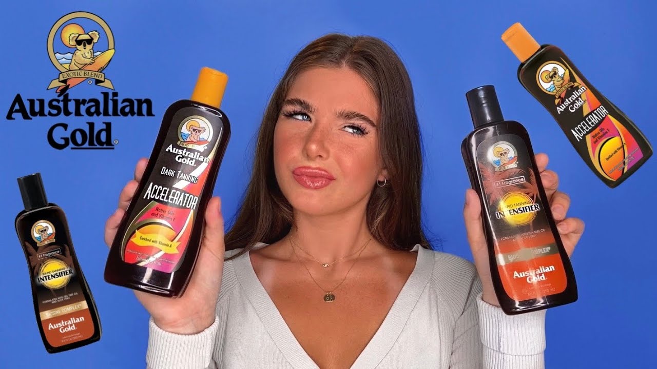 AUSTRALIAN GOLD TANNING LOTION REVIEW 😱 | REVIEWING THE BEST TANNING LOTIONS TO GET TANNED FAST