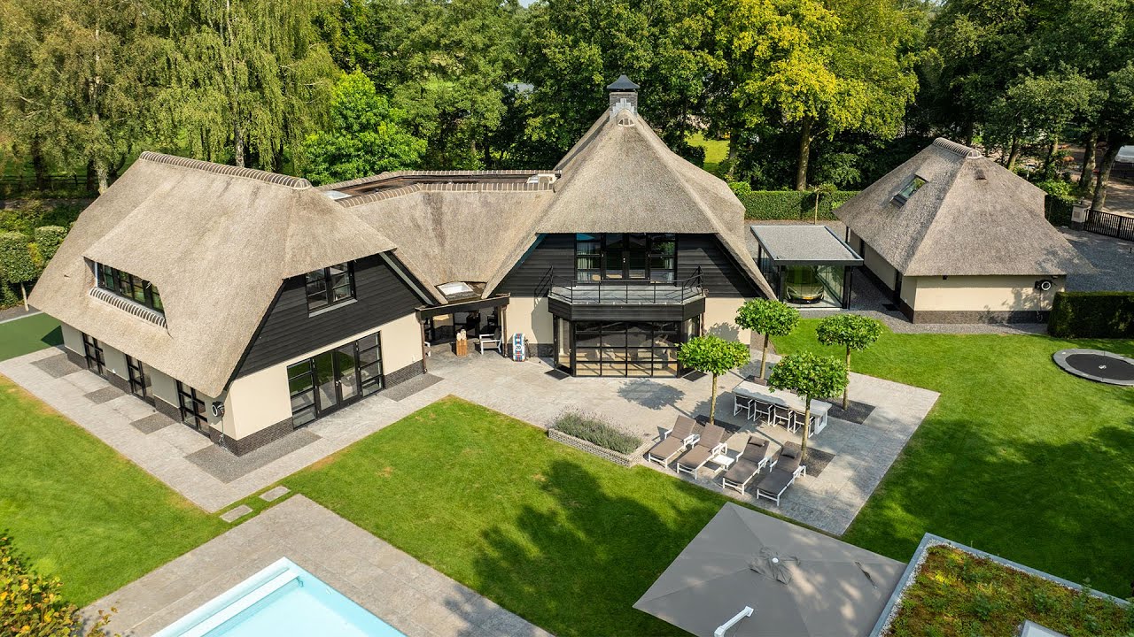 Exclusief rietgedekt LANDHUIS in Hierden