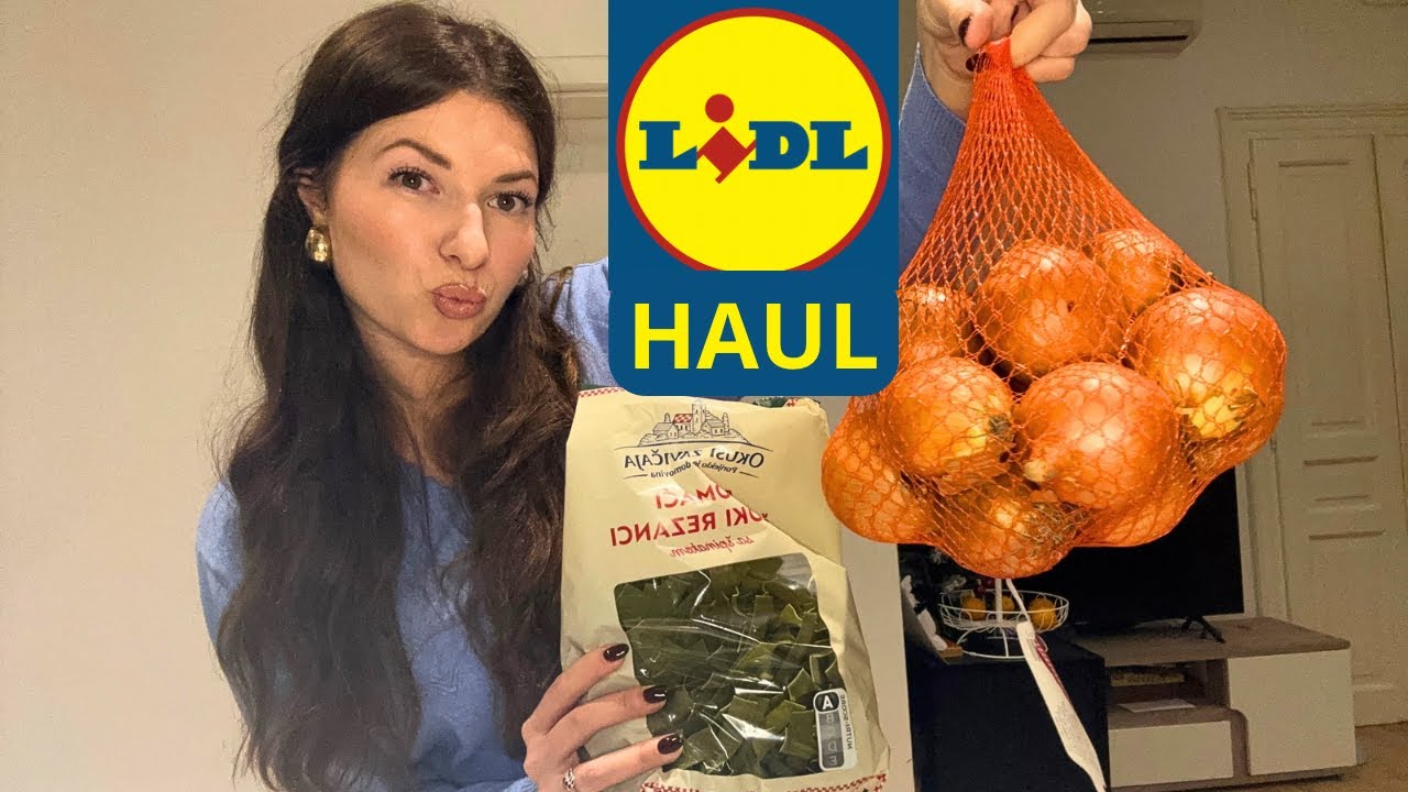 LIDL FOOD HAUL 🛒🧅👻 #foodie 