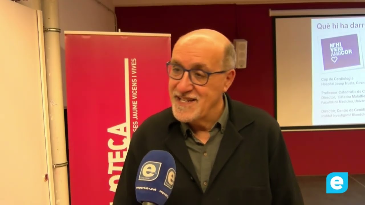 El doctor Ramon Brugada ofereix una xerrada sobre salut cardíaca a Roses dins del projecte