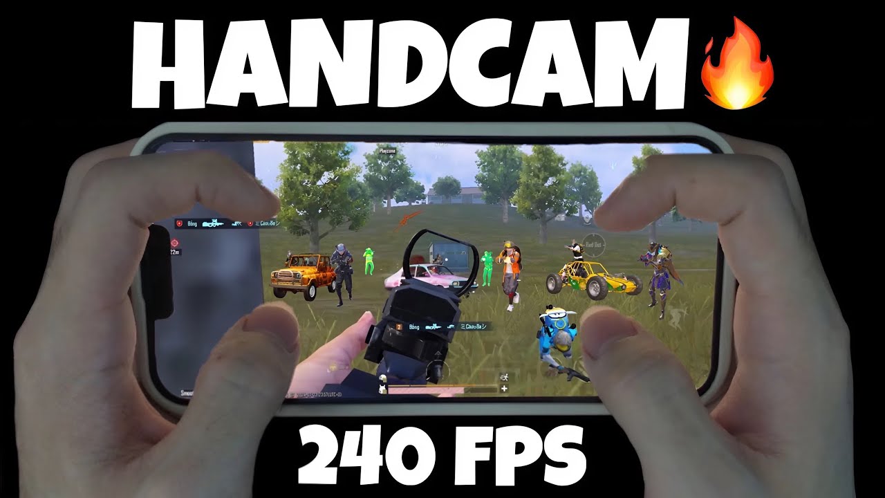 New 240 FPS 🔥 Best HANDCAM 5 Finger + Gyroscope | Daxua HANDCAM GAMEPLAY | BGMI