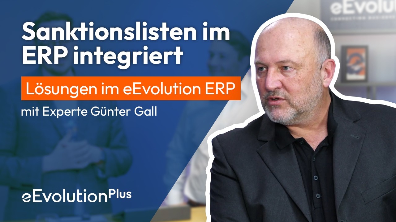 eEvolutionPlus: Sanktionslisten im ERP-System