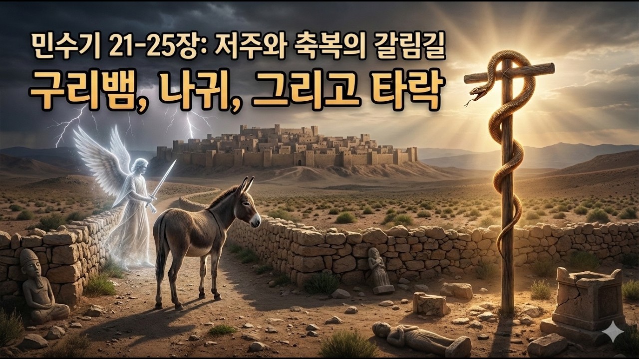 [민수기 21장~25장] 외부의 저주는 막아도 내부의 유혹엔 무너졌다? 이스라엘의 승리와 뼈아픈 후퇴