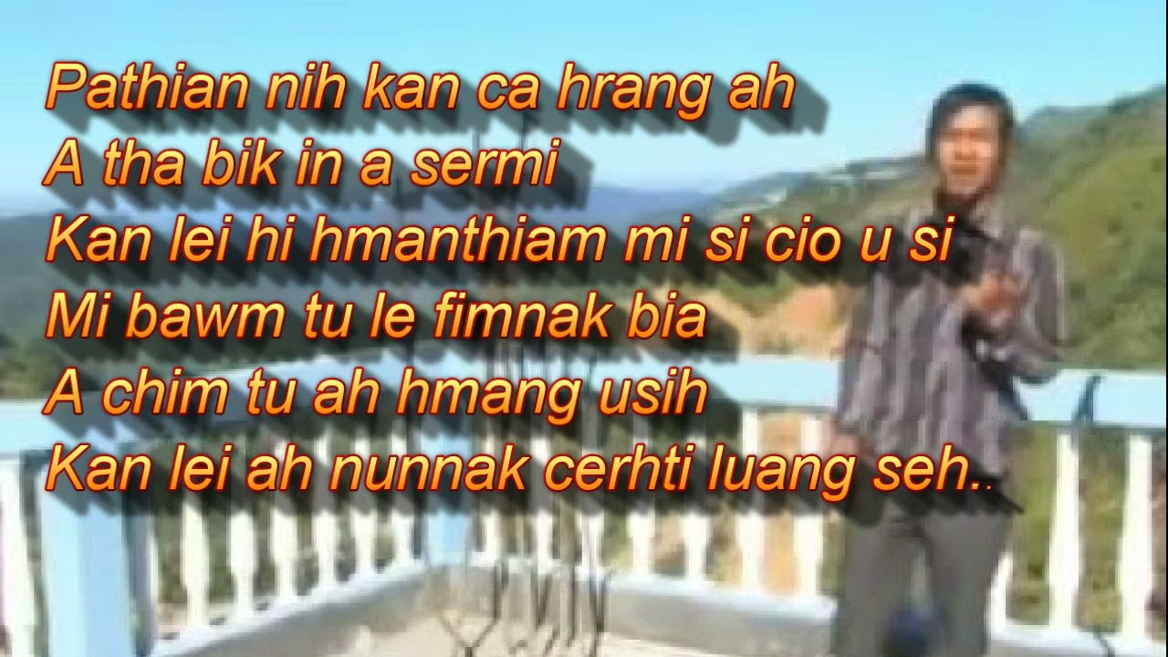 Joseph Van Hmun Lian Lei Karaoke With Lyrics