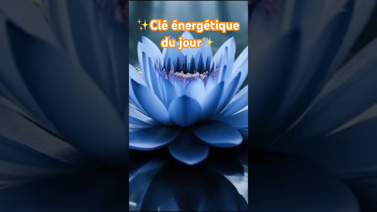 ✨Cl&eacute; &eacute;nerg&eacute;tique du jour✨