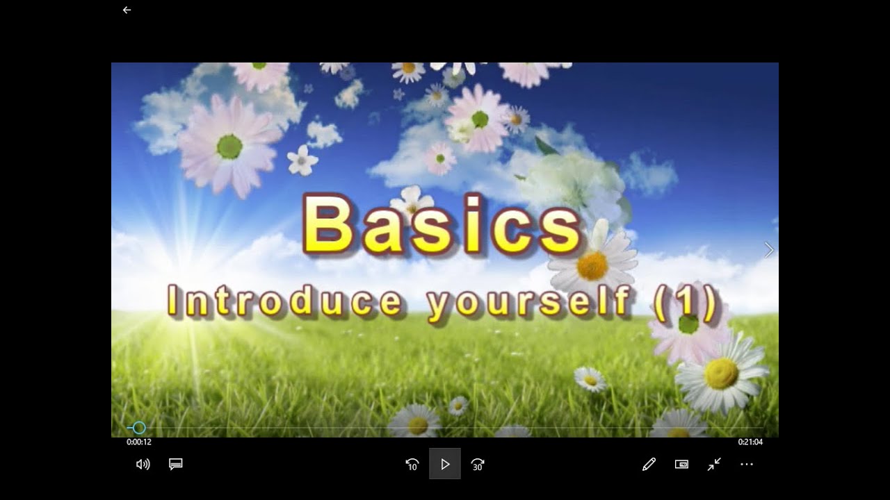 Introduce Yourself (1) قدم نفسك بالإنجليزية