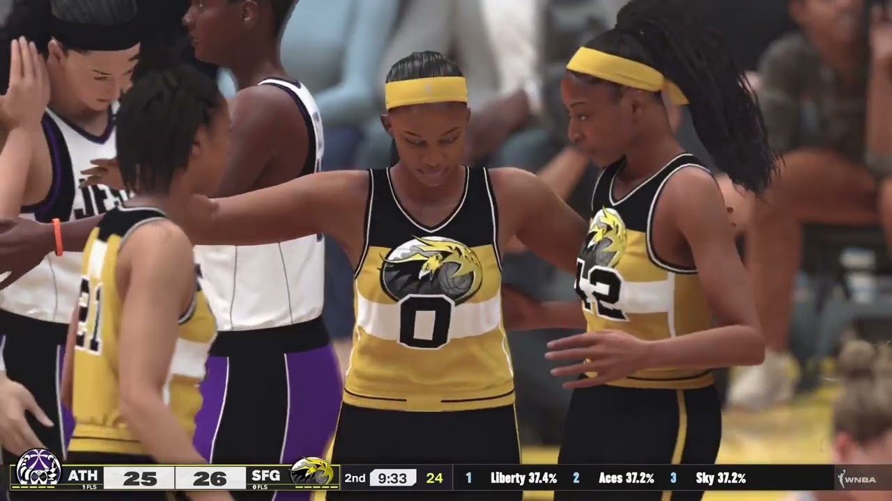 NBA 2K25 - WNBA - Athens Jesters @ San Fransisco Golden Eagles