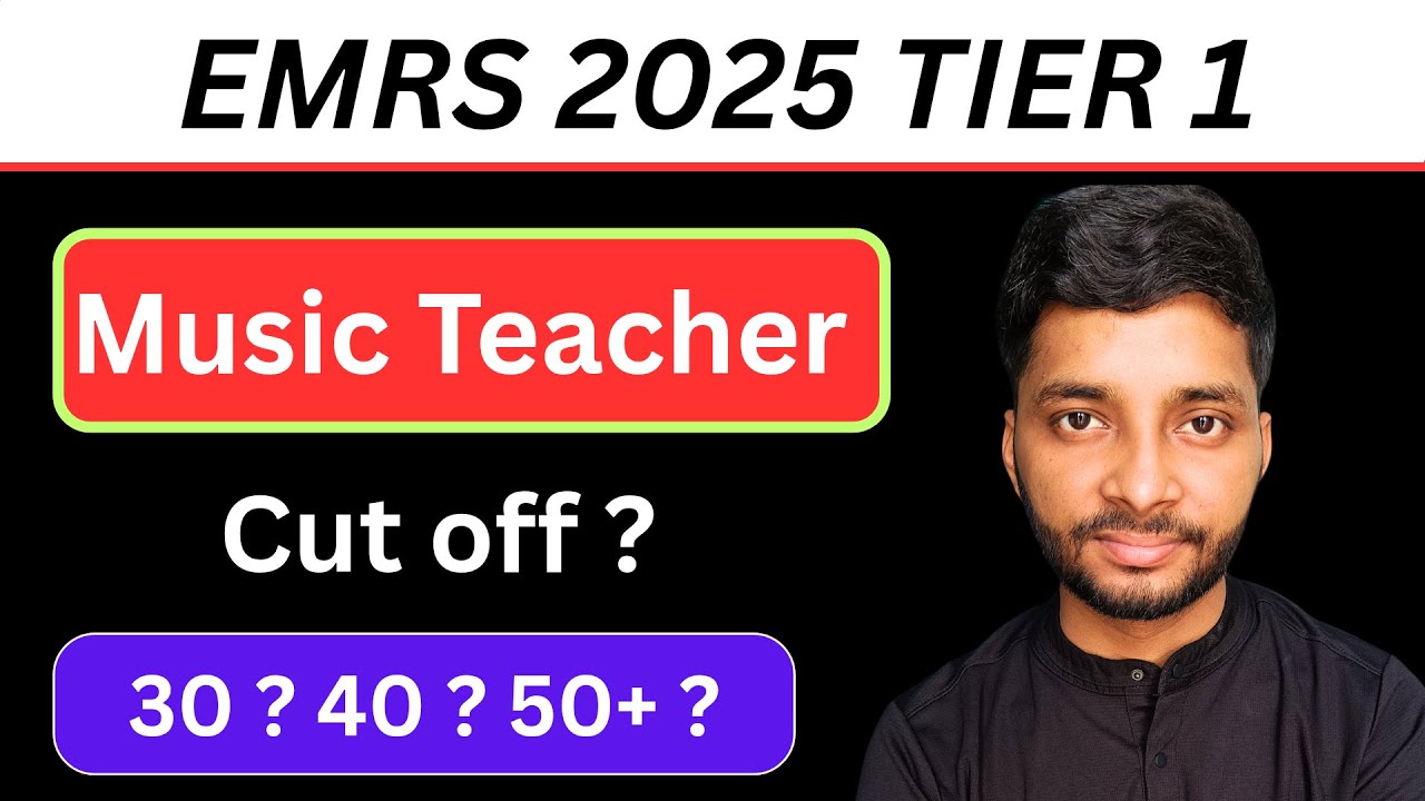 EMRS music teacher  cut off tier 1 | 2025 |  