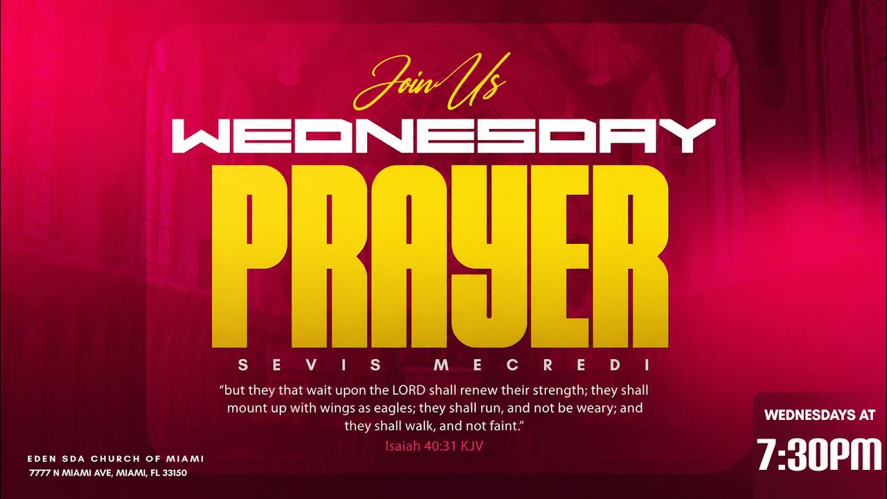Wensday Night Prayer Service  02/25/2026