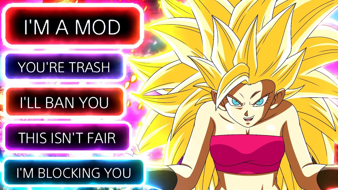 Он сказал, что он «модератор Zenoverse»... Да, серьёзно. Поэтому я использовал Super Saiyan 3 Cou...