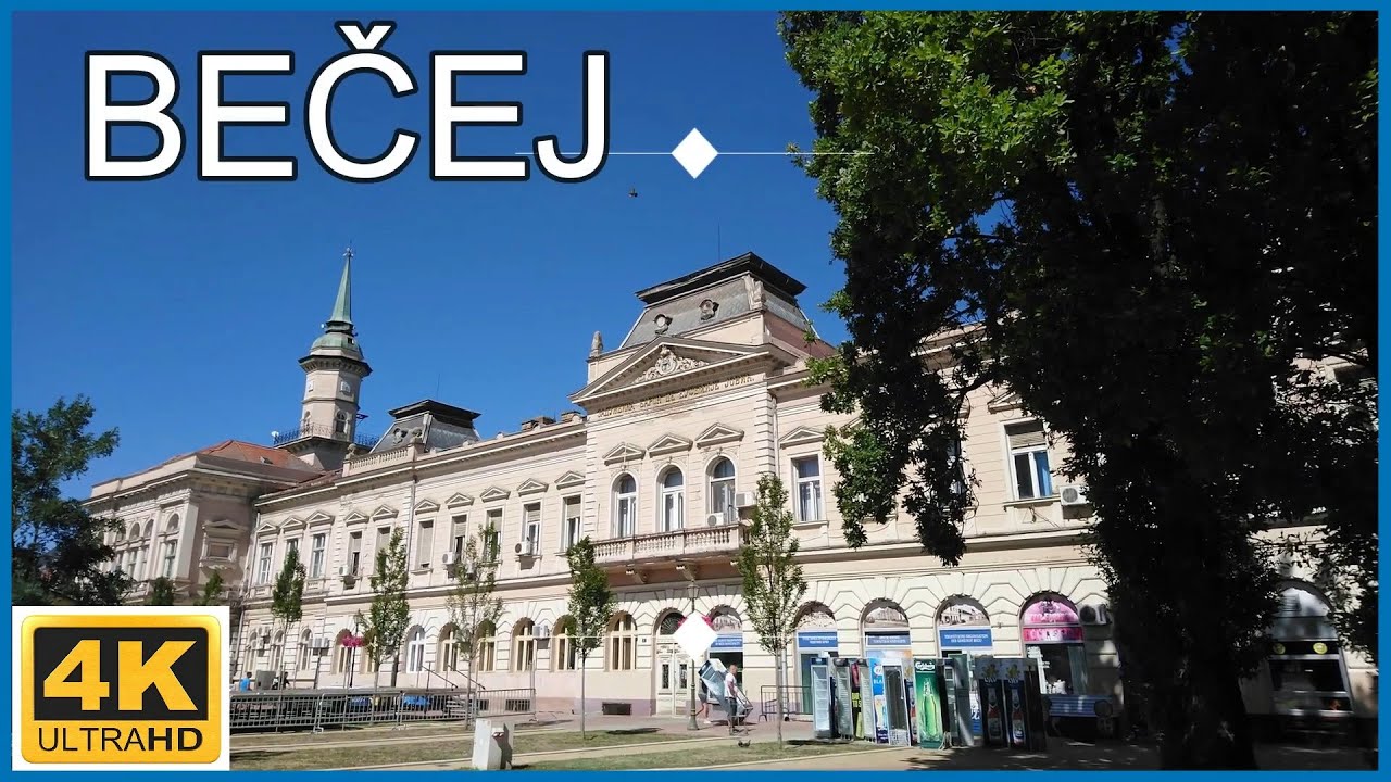 [4K] Bečej - Serbia🇷🇸Walking Tour - Town Centre