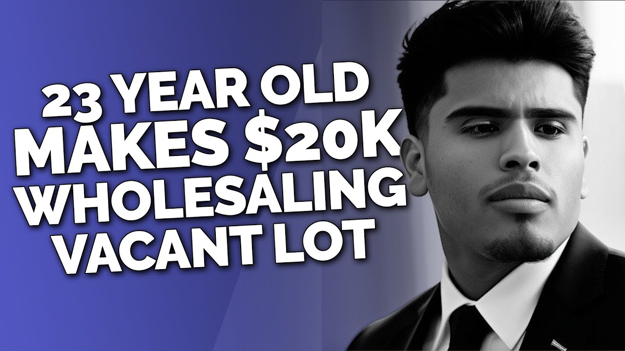 23 Year Old Makes $20k Wholesaling A Vacant Lot | 118