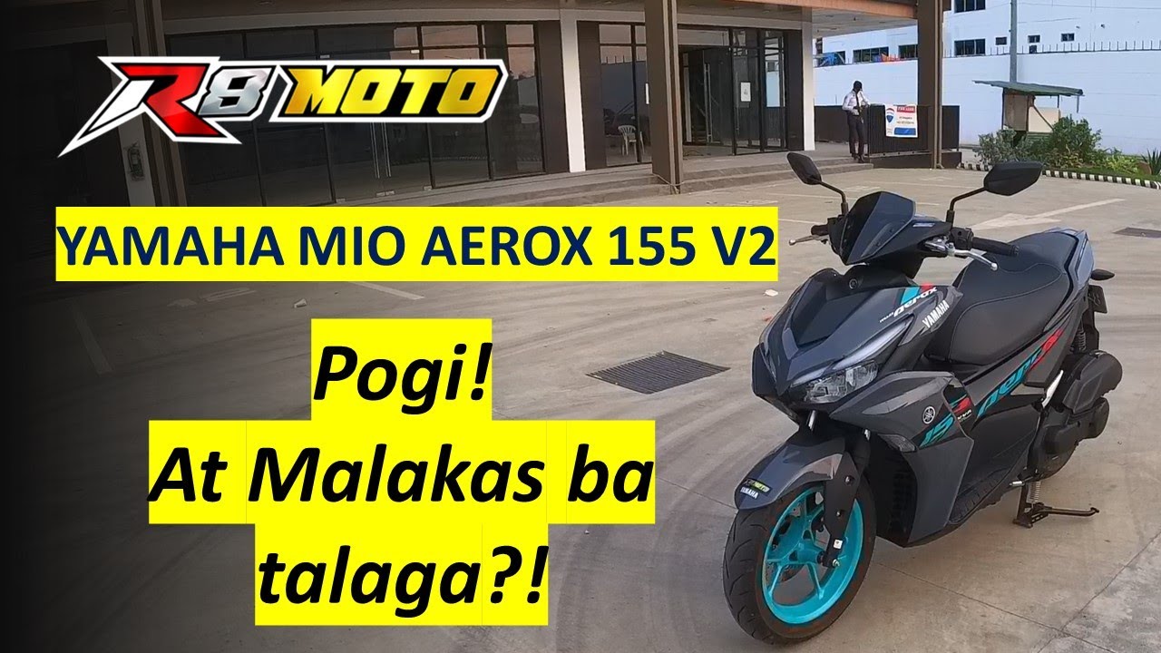 Yamaha Aerox 155 2023 | R8 Moto Reviews the Yamaha Mio Aerox 155 | Full review for the Yamaha Aerox