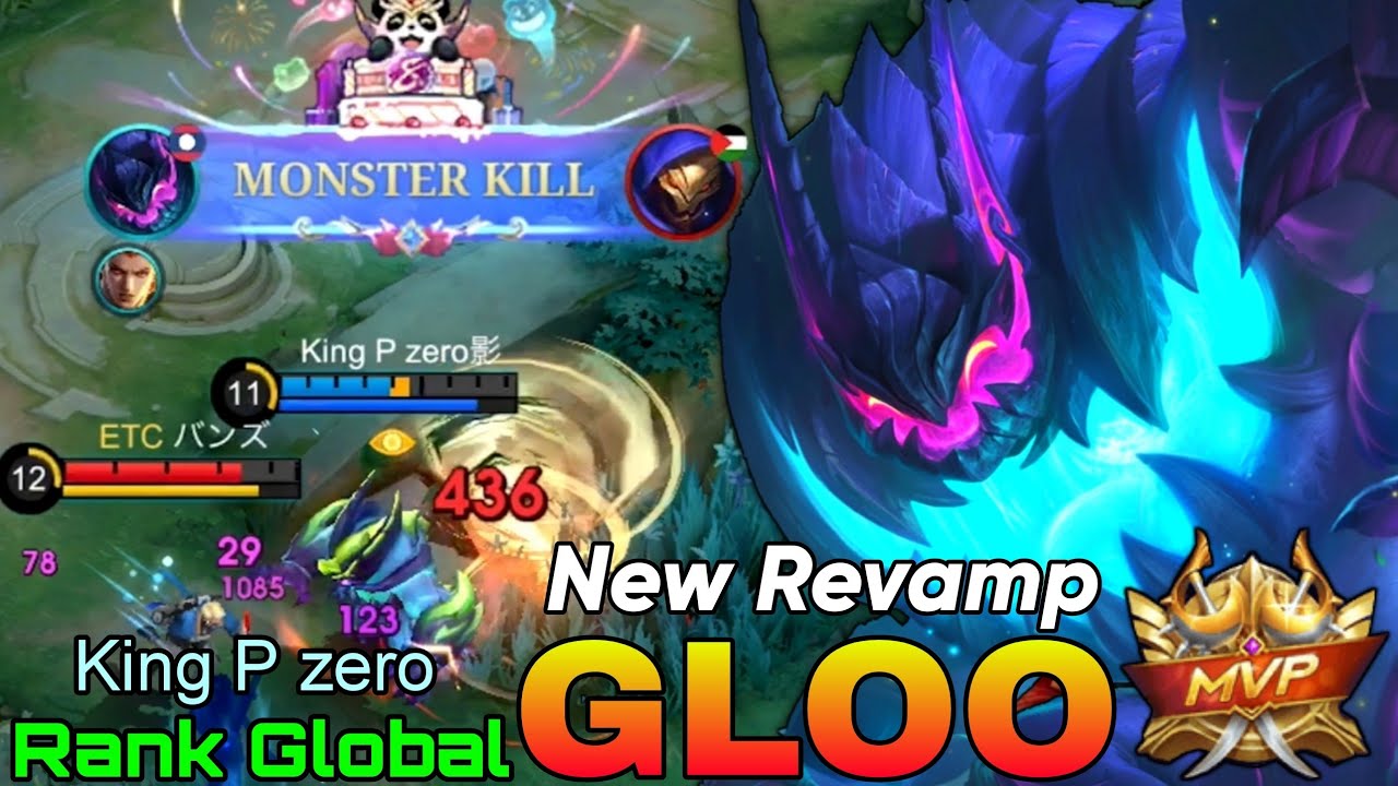 Новый геймплей Gloo MVP от King P Zero &mdash; Лучший глобальный Gloo &mdash; Mobile Legends