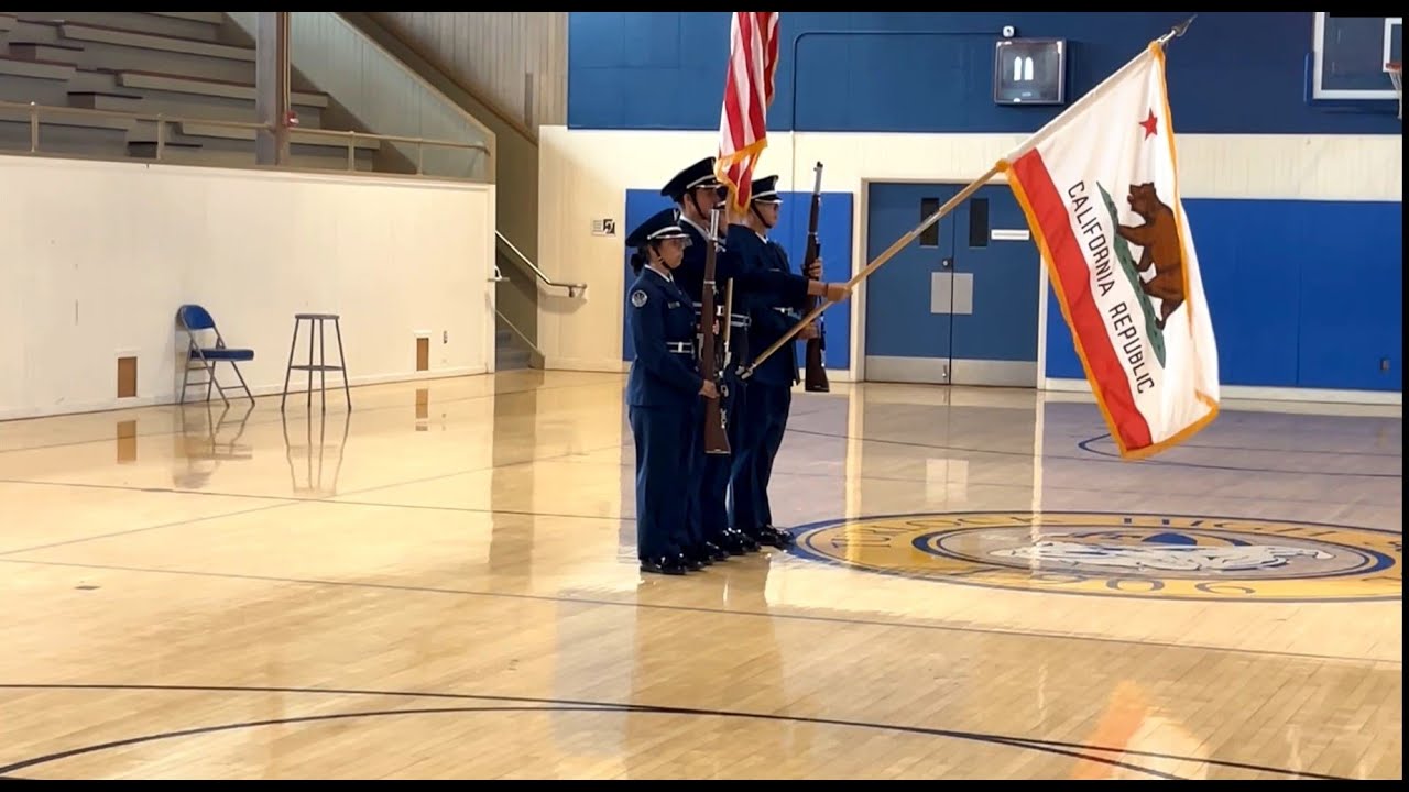 AFJROTC Freshman Color Guard - 1st Place, Bulldog Challenge