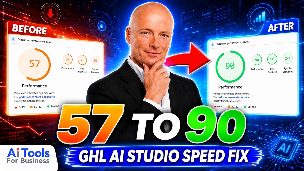 How To Fix Slow Load Speed for GoHighLevel AI Studio Webpages