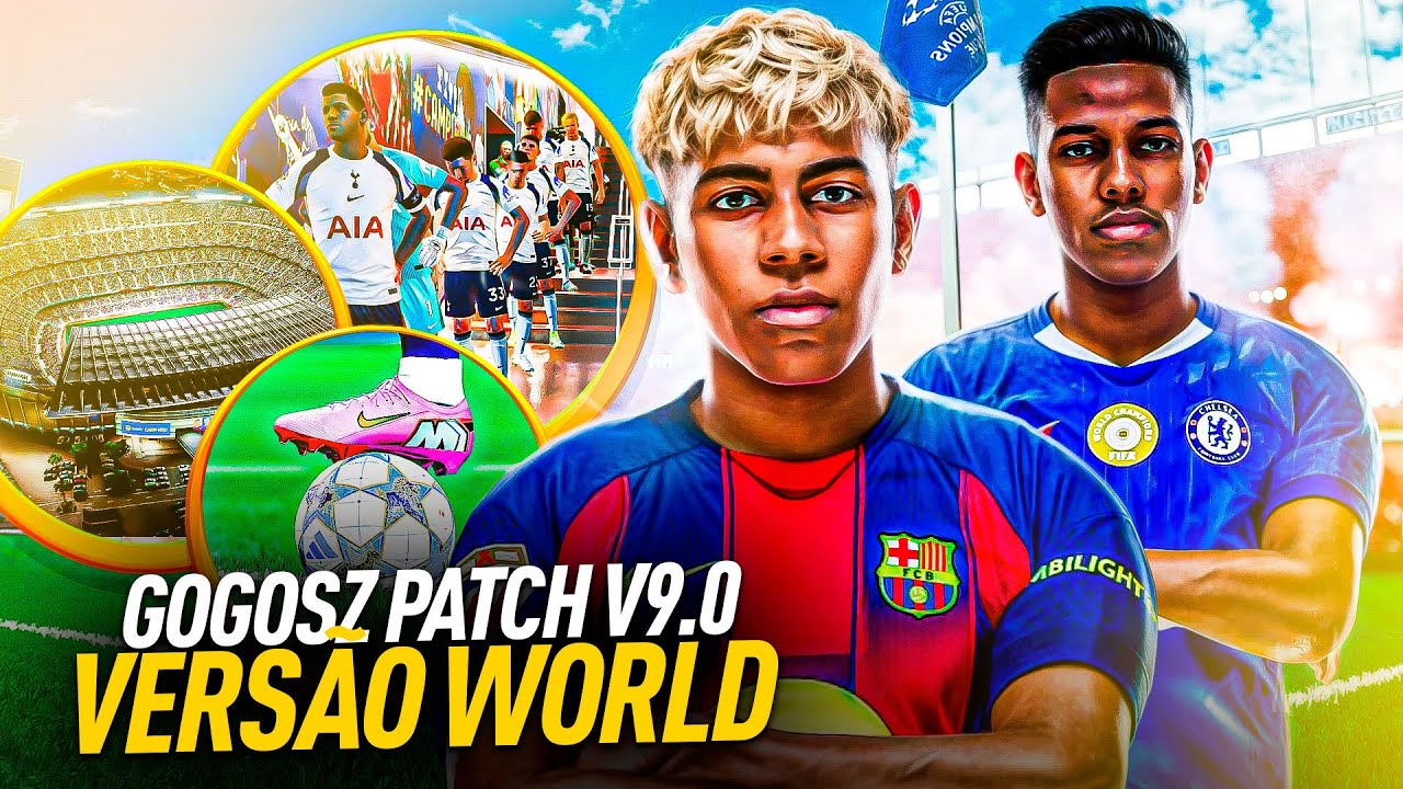 SAIU! GOGOSZ PATCH 2026 V9.0 – ATUALIZAÇÃO COMPLETA PARA PES 2021: KITS, ELENCOS E NOVOS GRÁFICOS!