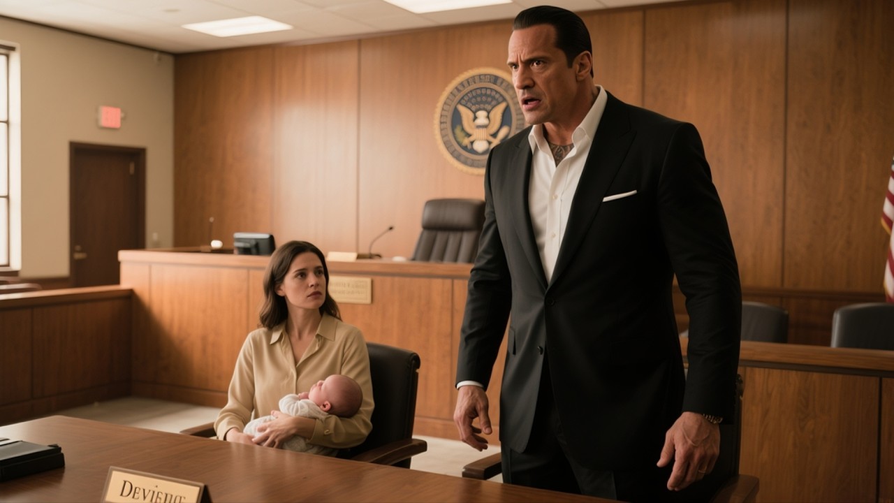 The Mafia Boss Entered Court for Divorce — Then Froze at the Baby in Her Arms