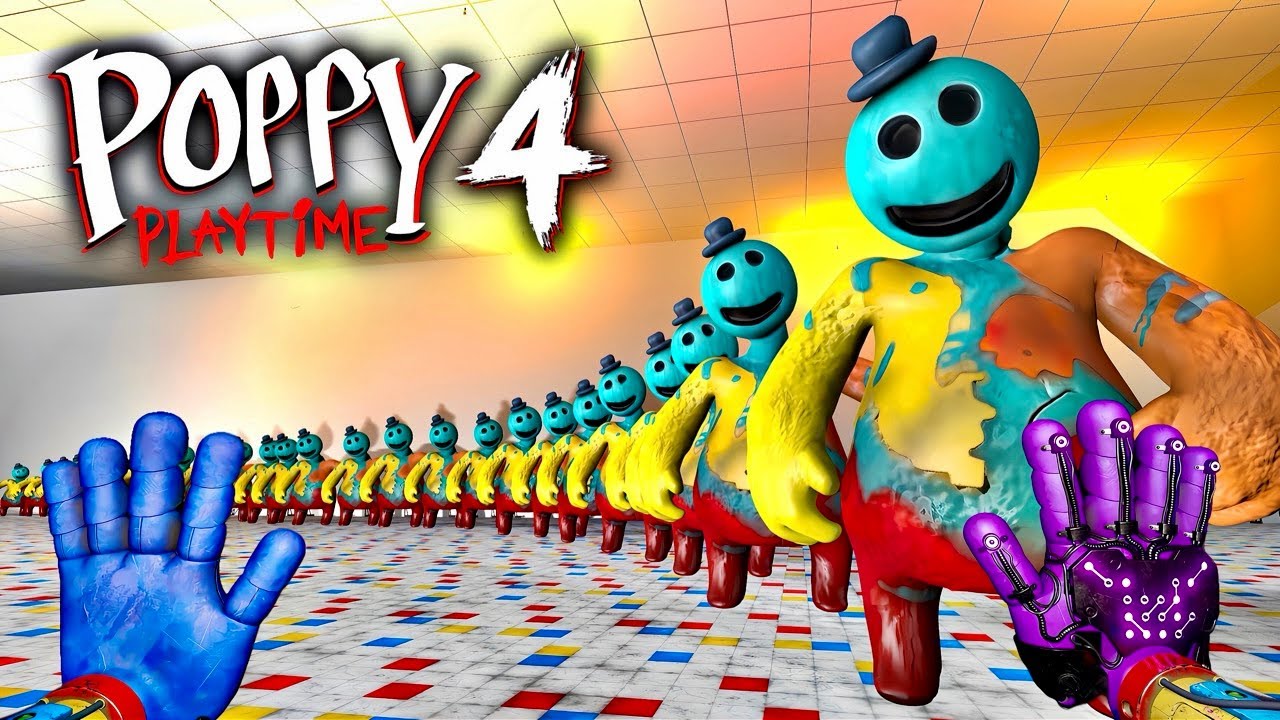 ENCUENTRO AL NUEVO MONSTRUO DE POPPY PLAYTIME 4  Y SE MULTIPLICA!