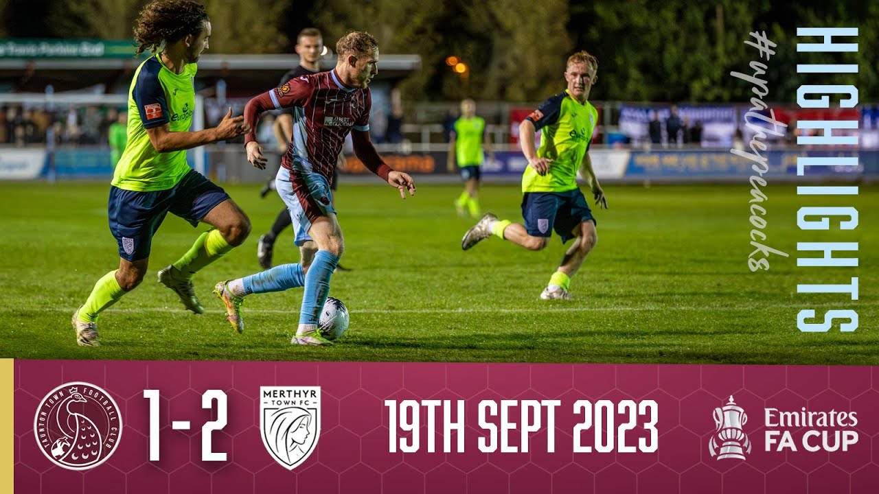 TAUNTON TOWN FC 1-2 MERTHYR TOWN FC (EMIRATES FA CUP) | Replay | MATCH HIGHLIGHTS