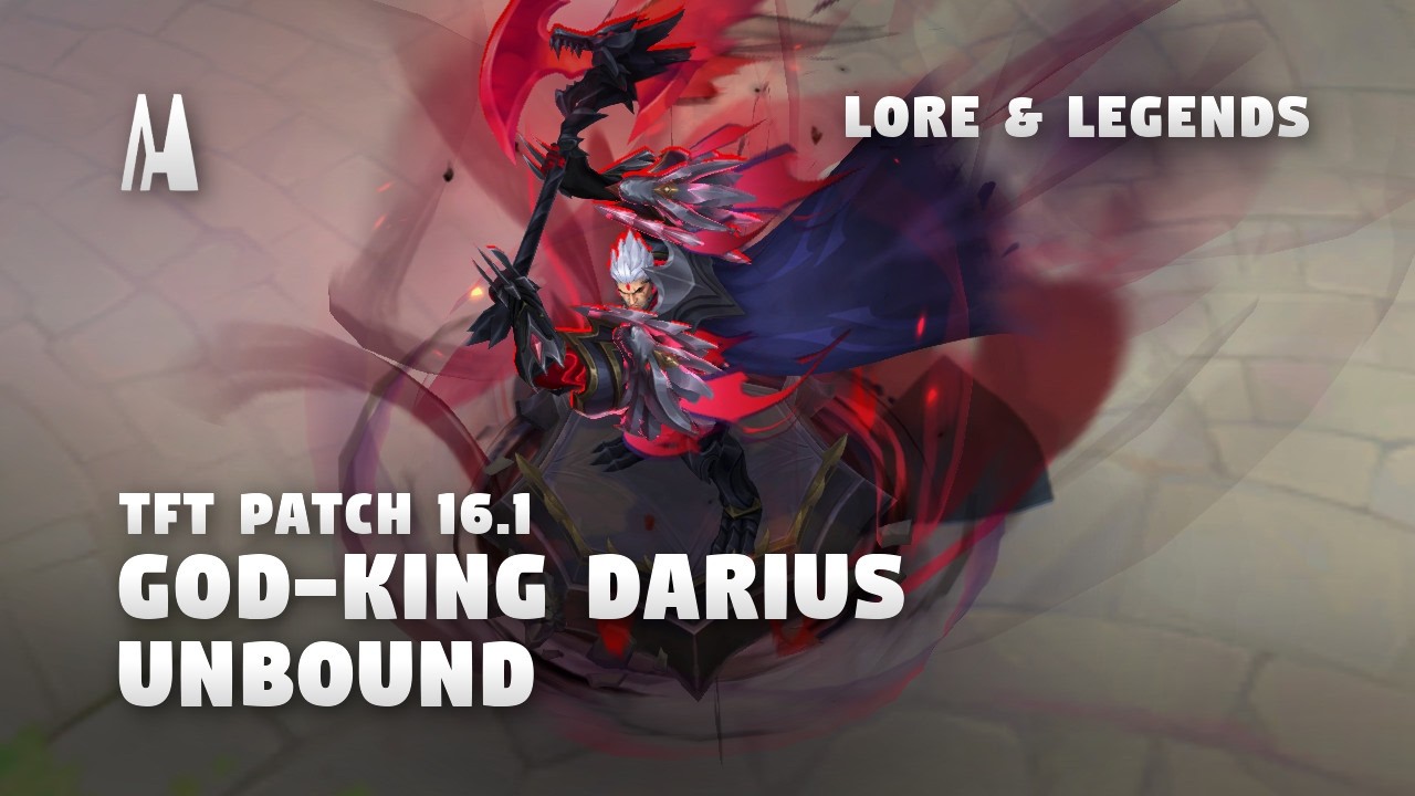 GOD-KING DARIUS UNBOUND | FINISHER, BOOM, EMOTES | TFT SET 16