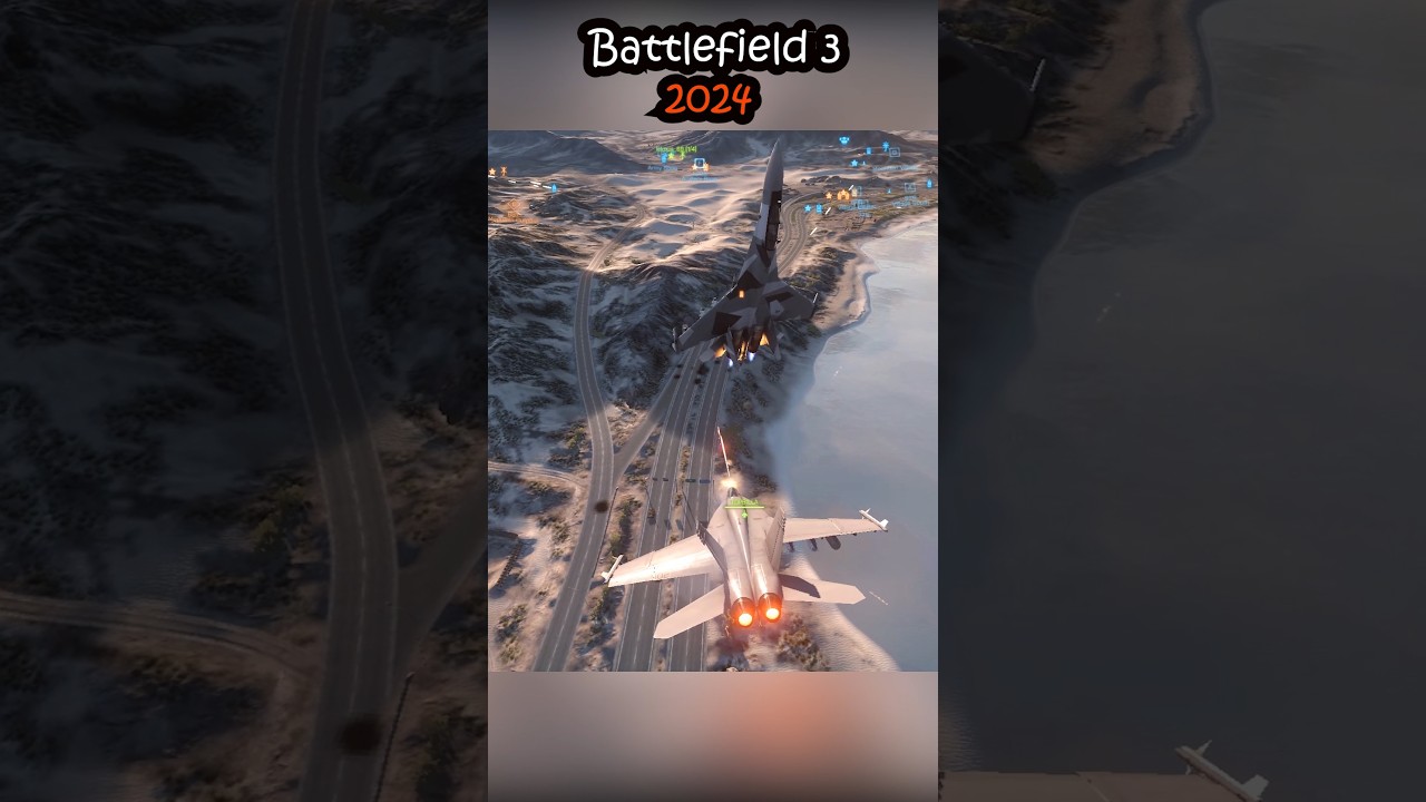 Battlefield 3 Jet Fight - Dogfight #battlefield3 #battlefield #shorts #ytshorts