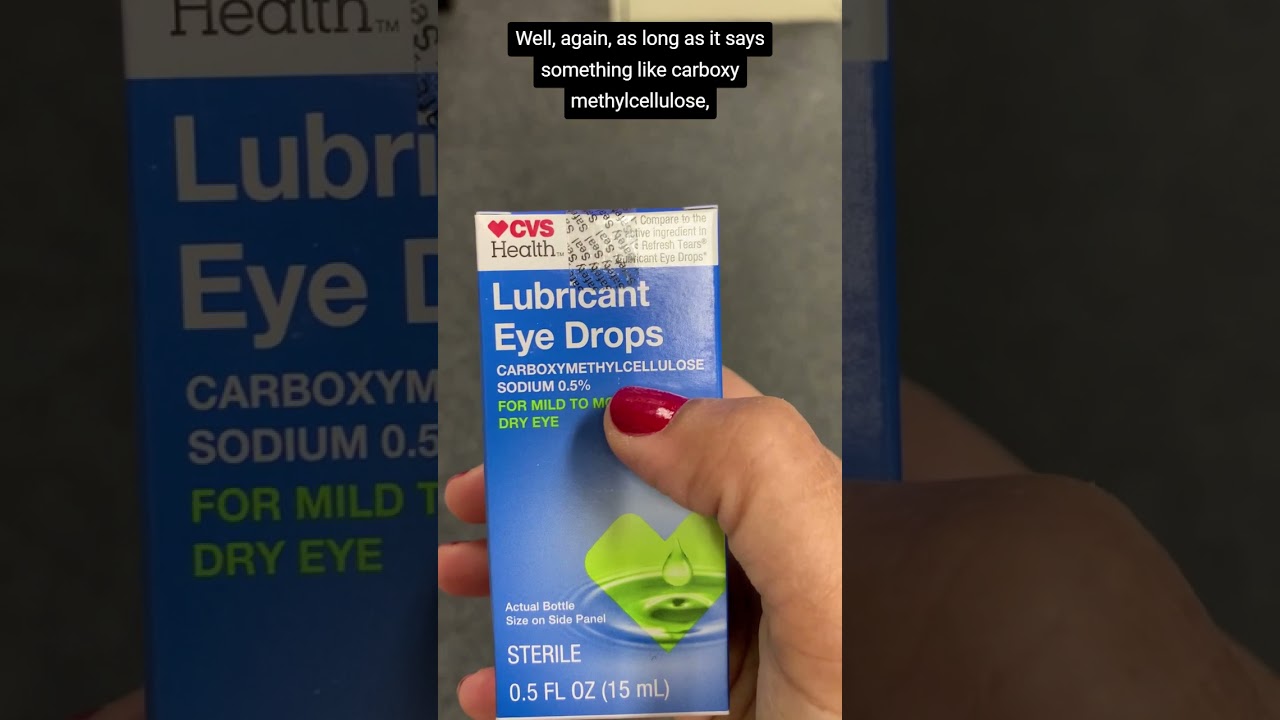 Is it Ok to use Generic Eye Drops?
