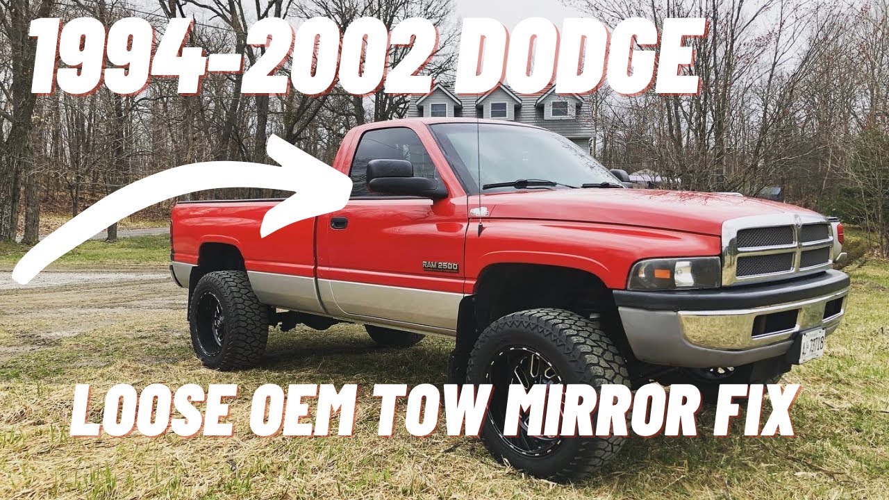 How To: Fix Loose Dodge Ram Tow Mirror Glass