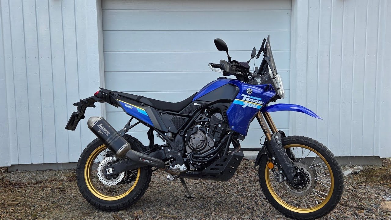 Ute och kör med min Yamaha tenere 700 Extreme